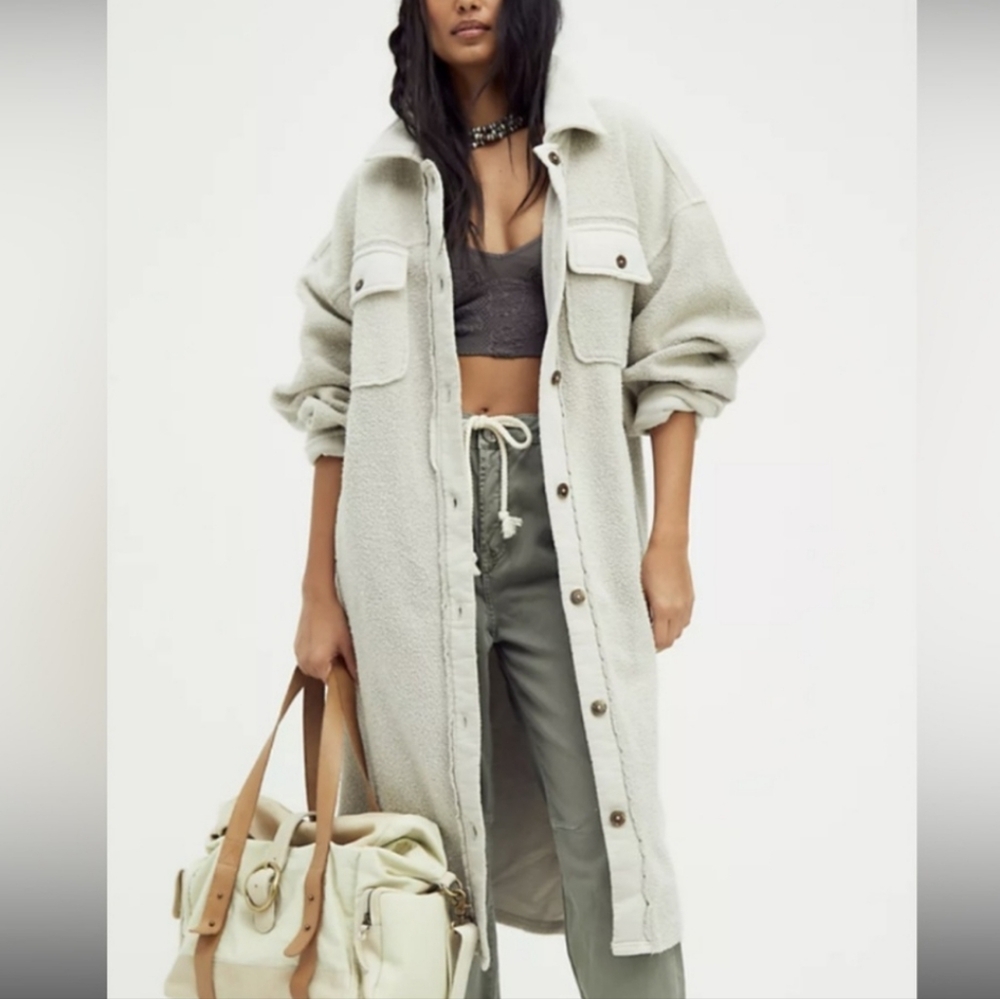 Free People Long Ruby Jacket